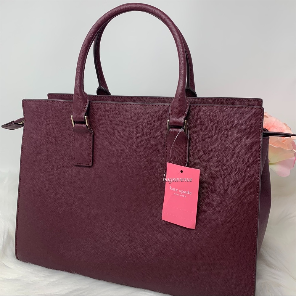 Kate spade Cameron large satchel cherrywood wallet - Picture 8 of 8
